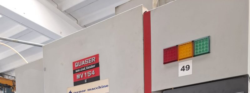 CENTRO DI LAVORO VERTICALE QUASER MV 154 E12 usato