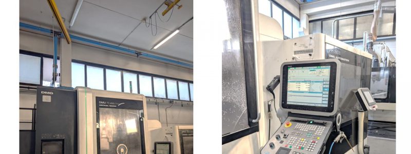 CENTRO DI LAVORO DMG DMU 70 EVO LINEAR 5 ASSI usato